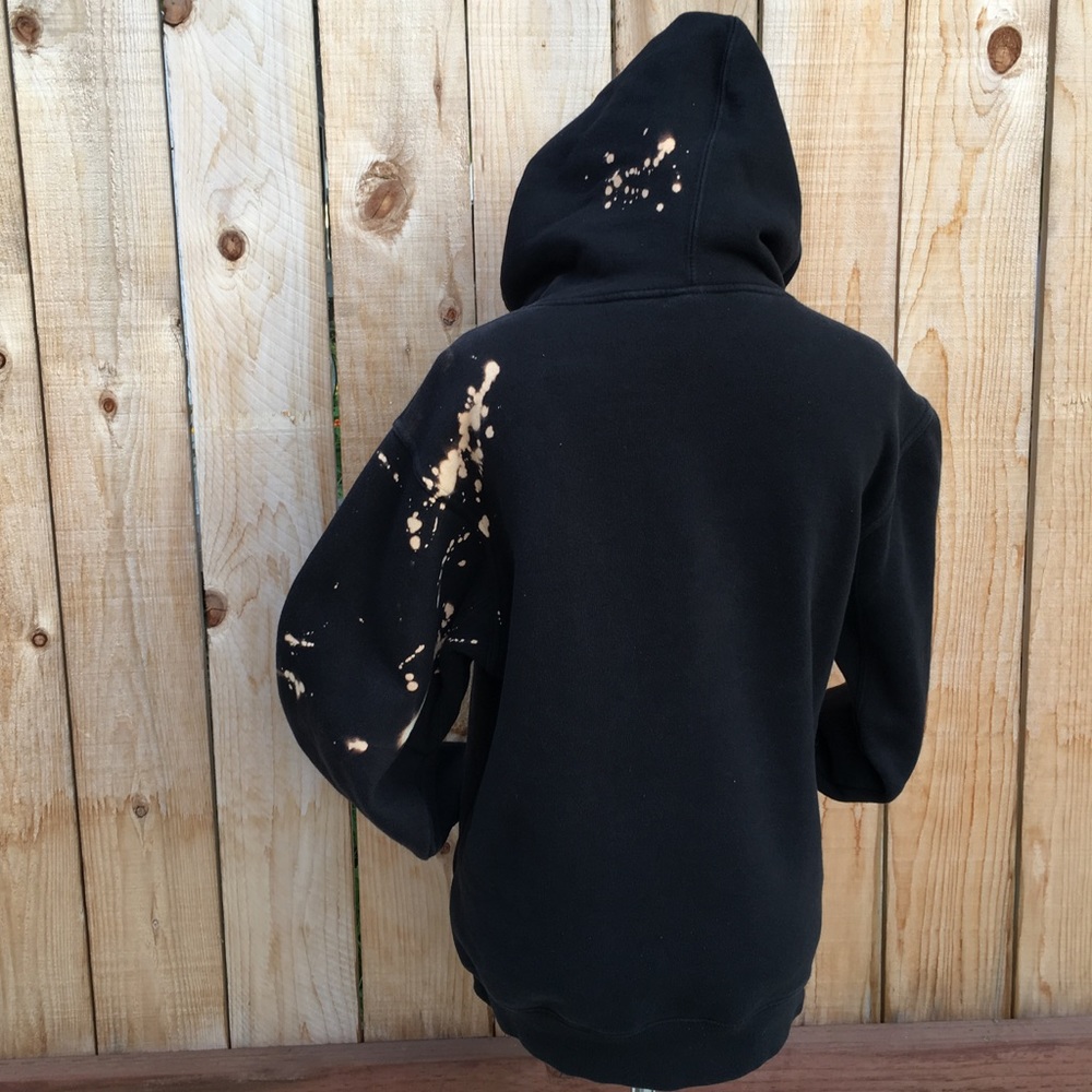 🔴 Hope Peace Joy Love Black Hoodie - Picture 3 of 8